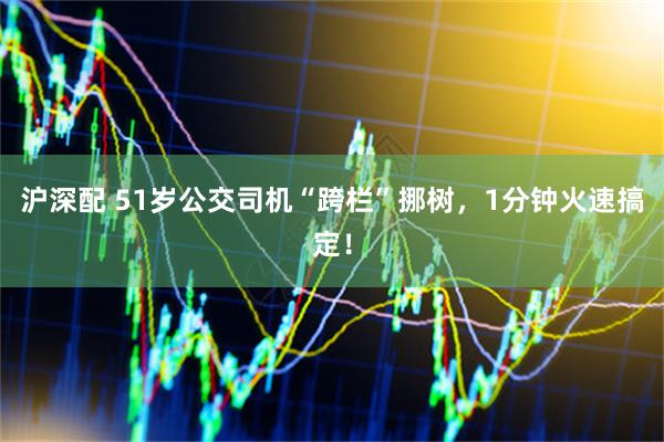沪深配 51岁公交司机“跨栏”挪树，1分钟火速搞定！