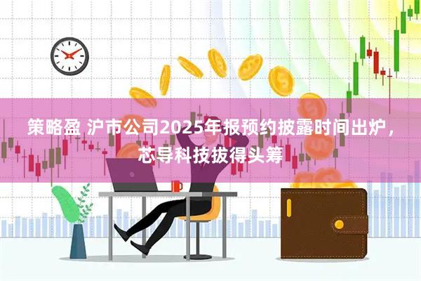 策略盈 沪市公司2025年报预约披露时间出炉，芯导科技拔得头筹